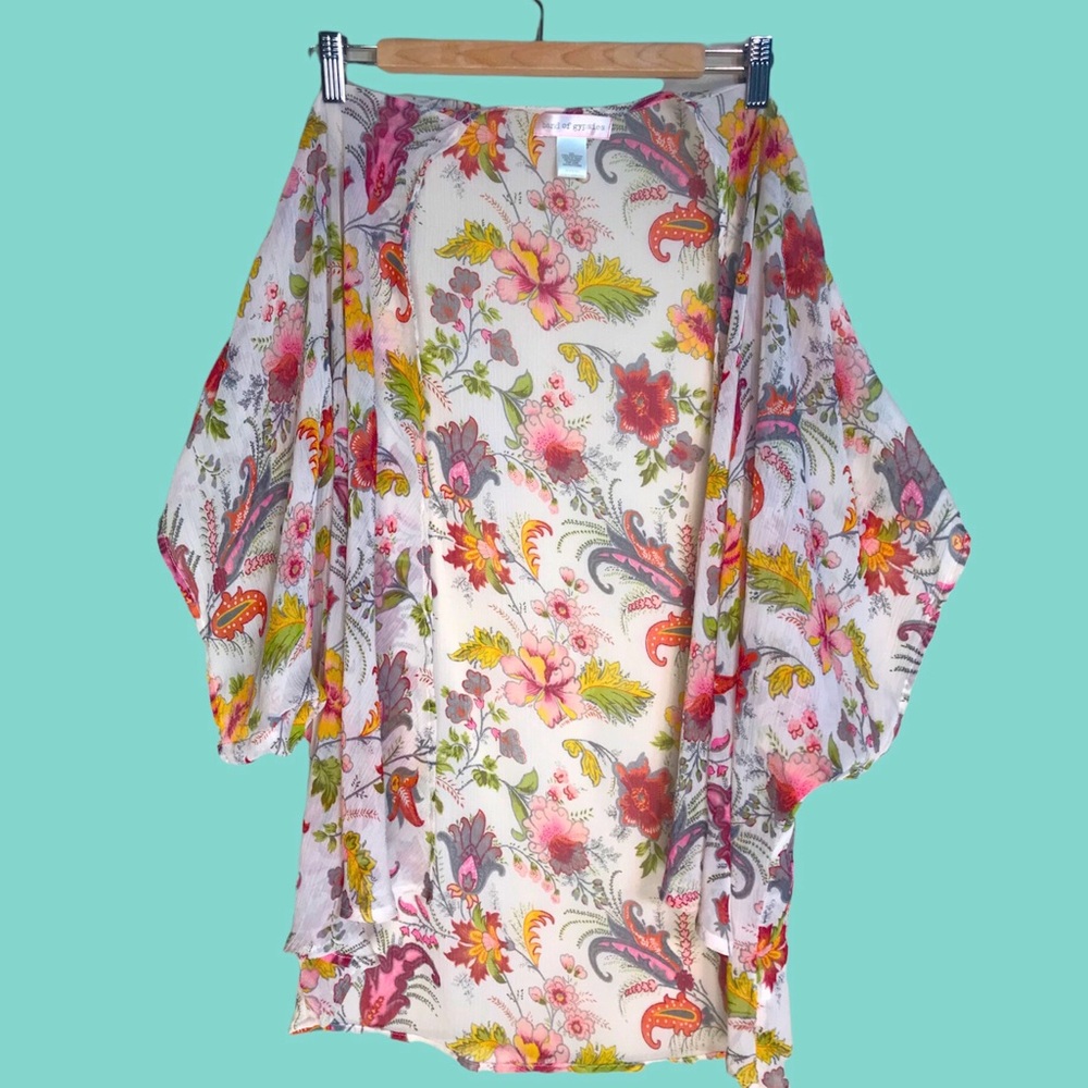 Band of Gypsies Colorful Boho Kimono Top